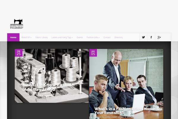 Nexus theme site design template sample