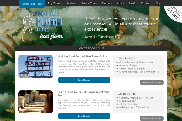 Site using WordPress Content Slide plugin
