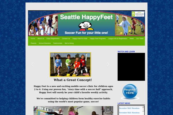 Twenty Ten theme site design template sample