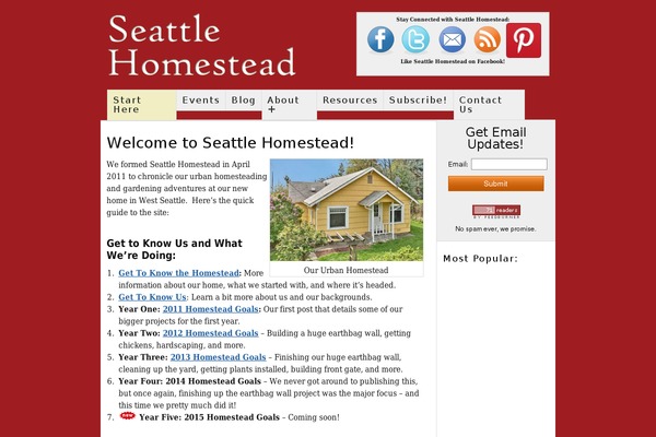 Site using Easy Heads Up Bar plugin