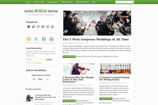Smartblog theme site design template sample
