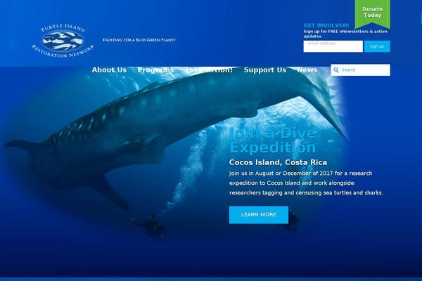 seaturtles.org site used Salient Child