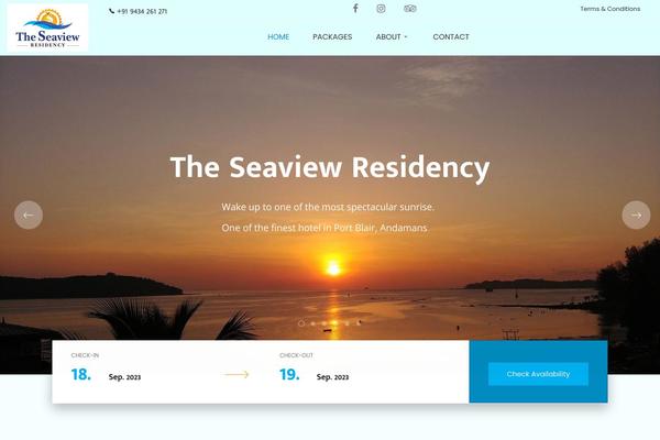 Hotel-wp theme site design template sample