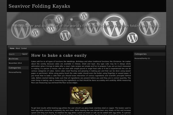 raindrops theme site design template sample