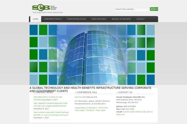 Enterprise theme site design template sample