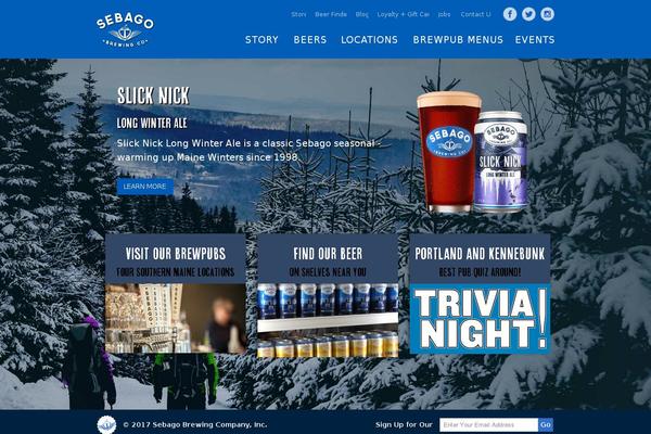 Nevada Child theme site design template sample