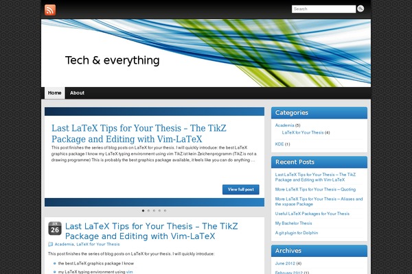Site using CodeColorer plugin