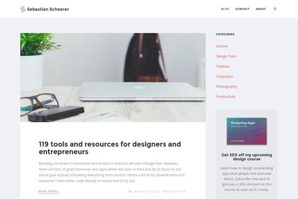 Story theme site design template sample