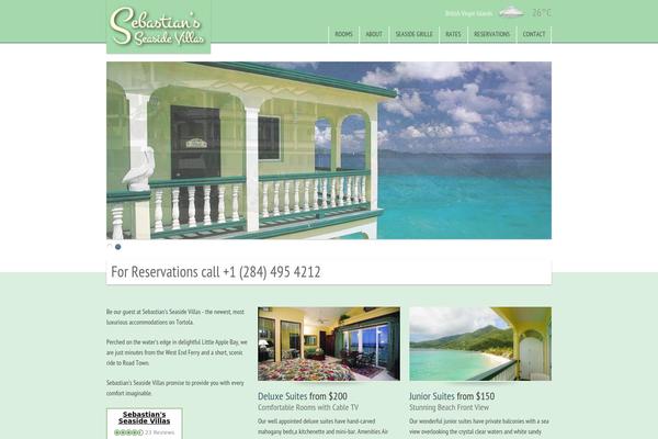 Paradisehotel theme site design template sample