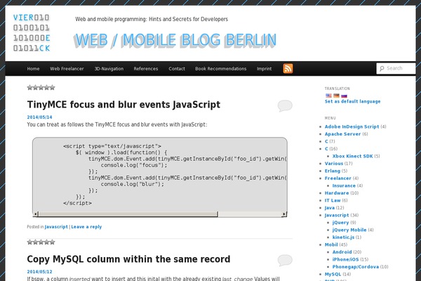 Site using Ga-germanized plugin