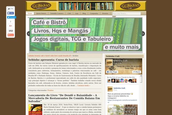 Cover WP theme site design template sample