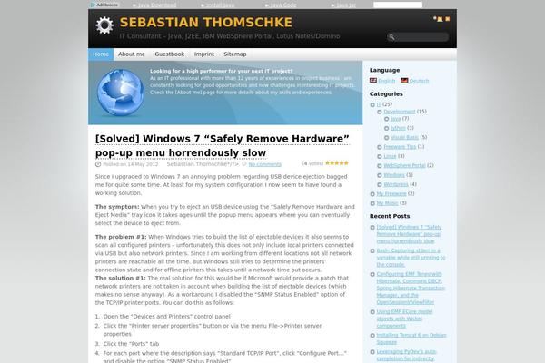 Site using Google Syntax Highlighter for WordPress plugin