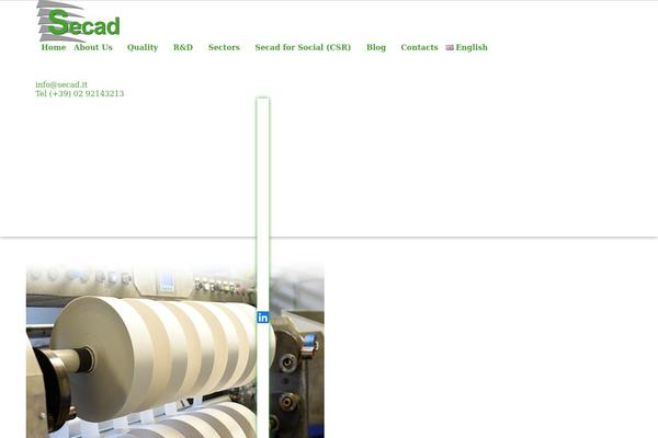 The7 Child theme site design template sample