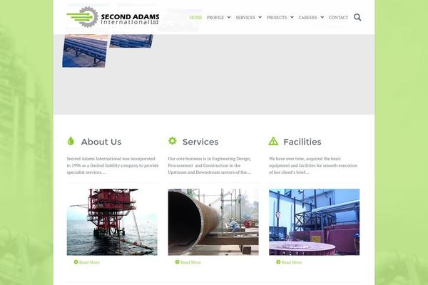 The Company theme site design template sample