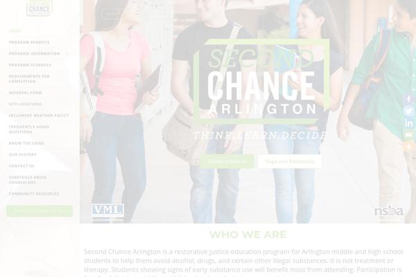 Ark theme site design template sample