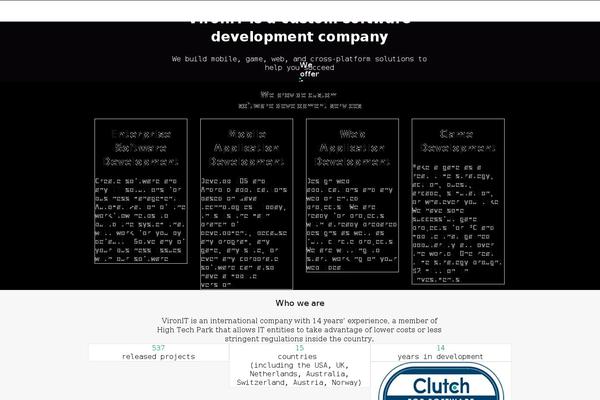 evolve theme site design template sample