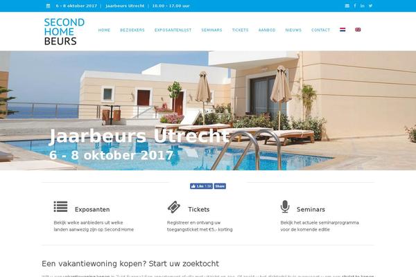 secondhome theme websites examples
