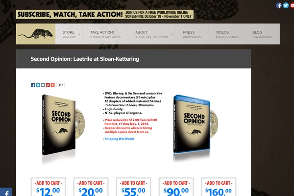 Site using Mailbag plugin