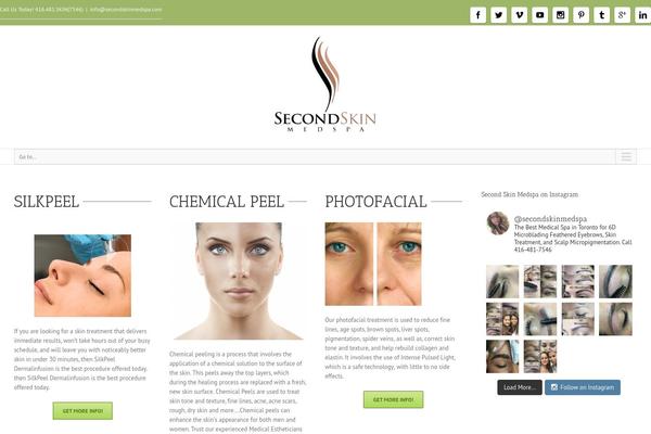 Avada theme site design template sample