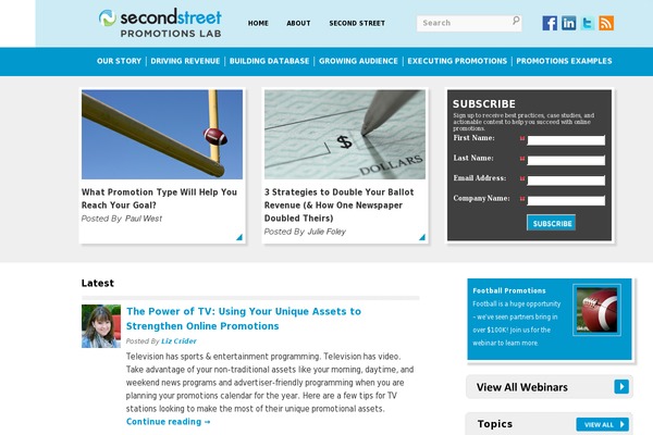 Site using Testimonials Slider plugin