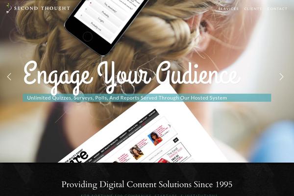 secondthought.com site used Avada-child-secondthought