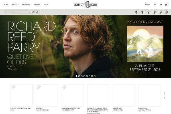 secretcityrecords.com site used Secretcityrecords