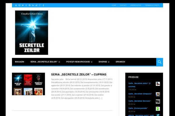 Grimag theme site design template sample