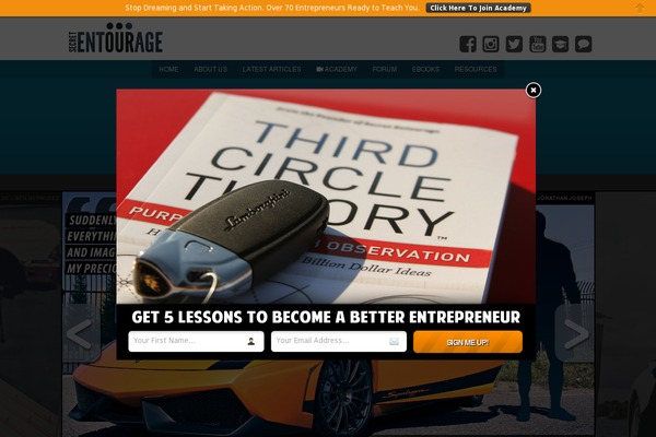 Site using Thrive-apprentice plugin
