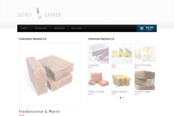 Shelflife theme site design template sample