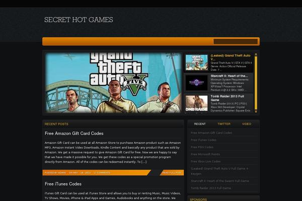 secrethotgames.com site used Gamecraft
