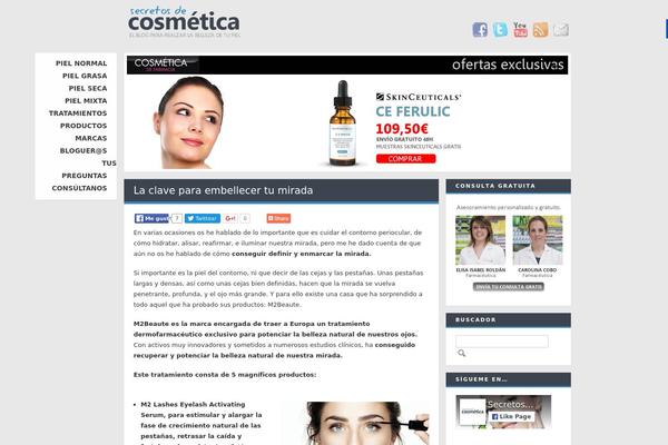 The Blog theme site design template sample