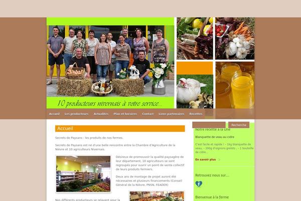 Razor theme site design template sample