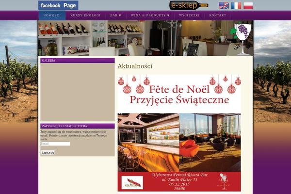 secretsduvin.pl site used Velvet Sky