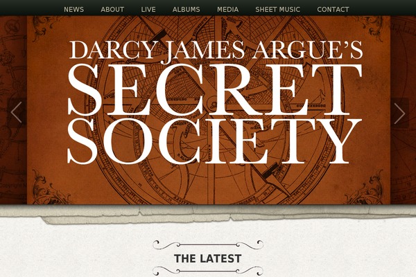 Site using ArtistDataPress plugin