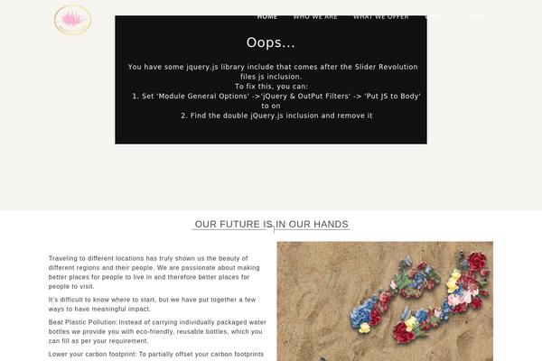 Site using Testimonials Slider plugin