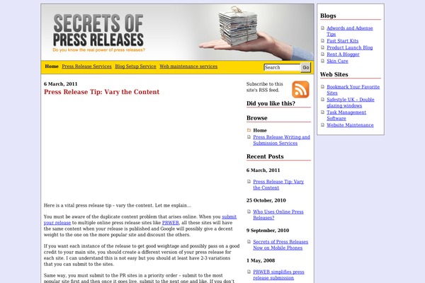 Site using Contact-form plugin