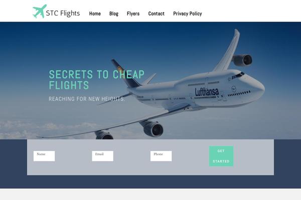 Reach theme site design template sample
