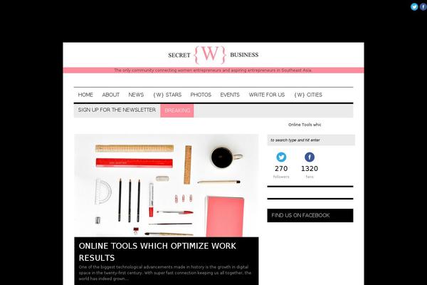 Hades theme site design template sample
