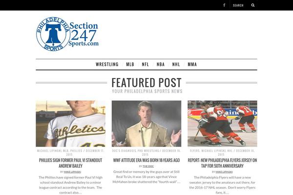 Simplemag theme site design template sample