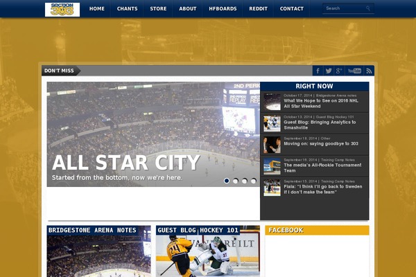 Gameday theme site design template sample