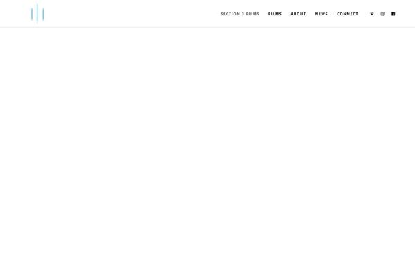 Cinerama theme site design template sample