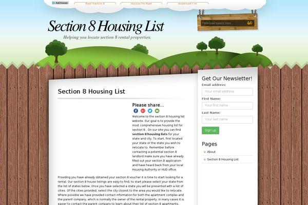 Mobile theme site design template sample