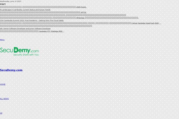 secudemy.com site used Jannah