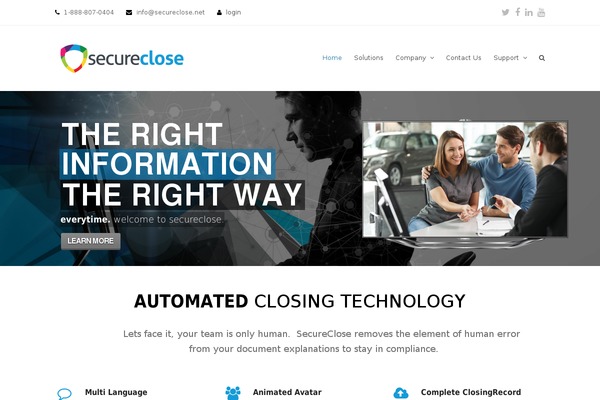 Site using Ditty News Ticker plugin
