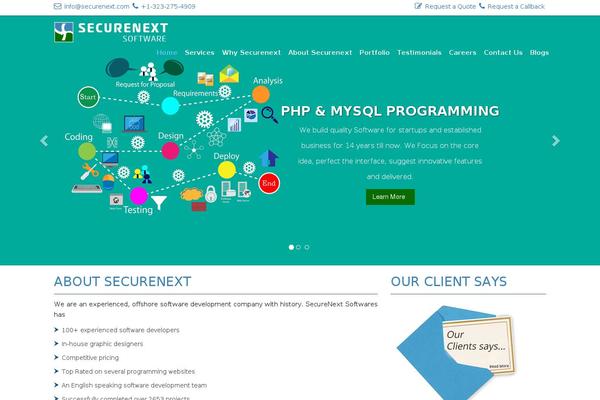securenext.com site used Shades of Blue