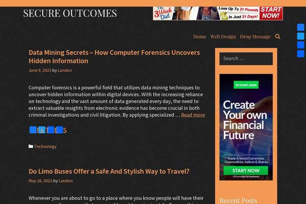 Lalita theme site design template sample