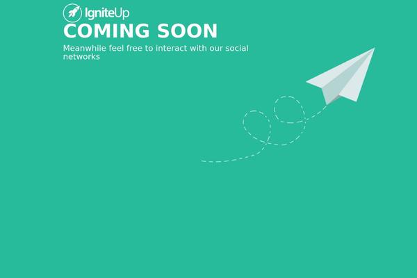 Site using IgniteUp - Coming Soon and Maintenance Mode plugin