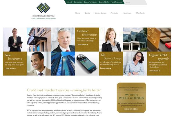 Scs theme site design template sample
