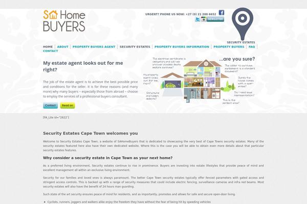 Site using Genesis Footer Widgets plugin