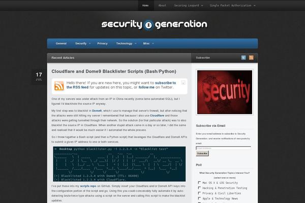 Site using Live Blogging plugin